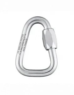 Elforzinket stål - Delta 5mm stålkarabinhage