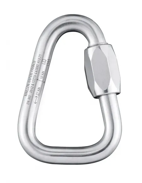 Zinc-Plated Steel - Delta 8mm CE EN Carabiner