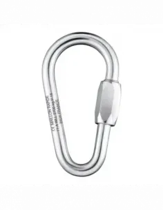 Zinc-Plated Steel - Pear 16mm Carabiner
