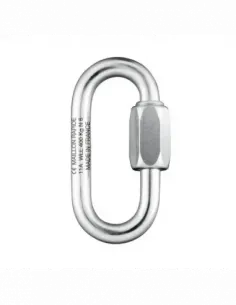 Zinc-Plated Steel - Oval 16mm Carabiner