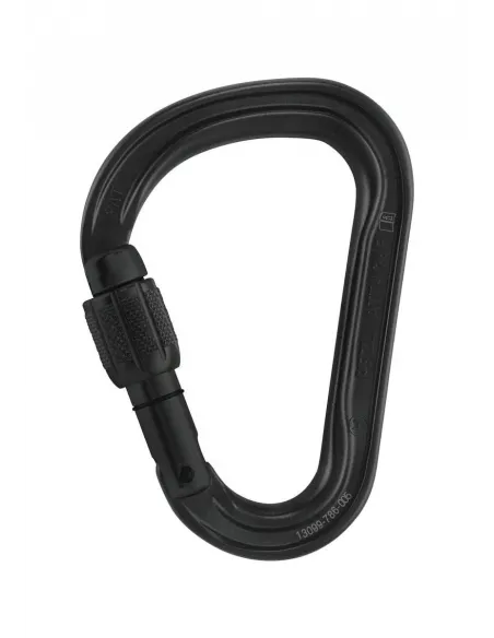 Karabiner Attache Screw Lock Schwarz