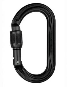 OK Screw Lock Black Carabiner