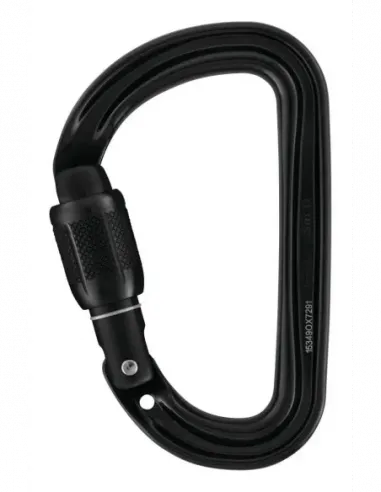 Karabiner Sm'D Screw Lock Schwarz