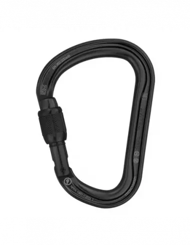 William Screw Lock Black Carabiner