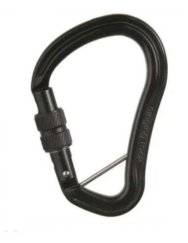 Karabiner Hector BC Screw Lock Schwarz