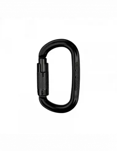 Ozone Twist Lock Black Carabiner