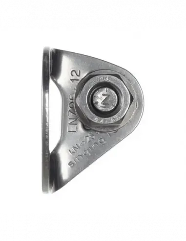 Roestvaststalen plaquette met bout 12mm