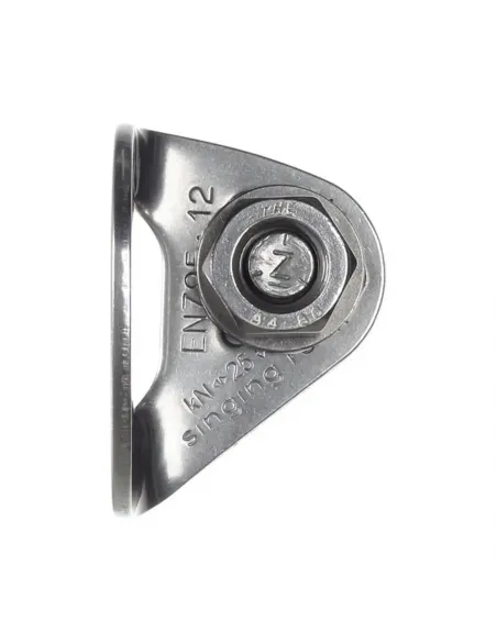 Roestvaststalen plaquette met bout 12mm