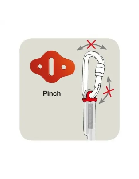 Systeem voor het borgen van de karabiner Pinch