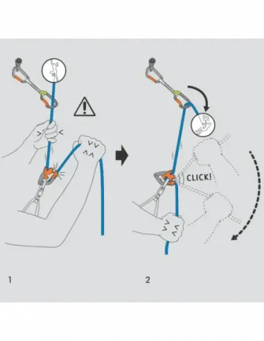 Click Up+ Belay Device