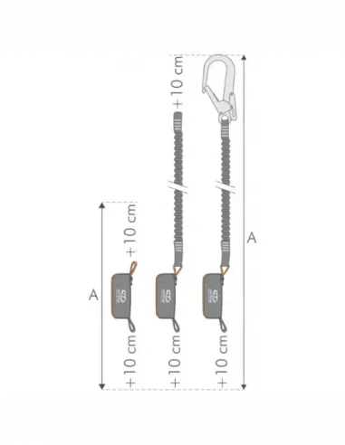 Lanyard Flex ABS 140 Steel Y