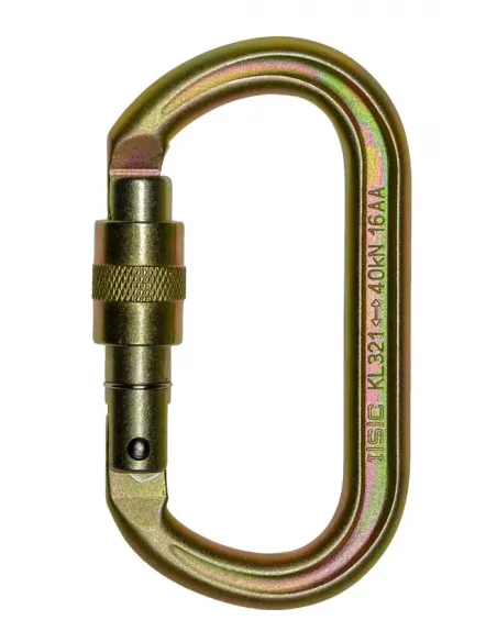 Karabiner Offset Oval Steel Sg